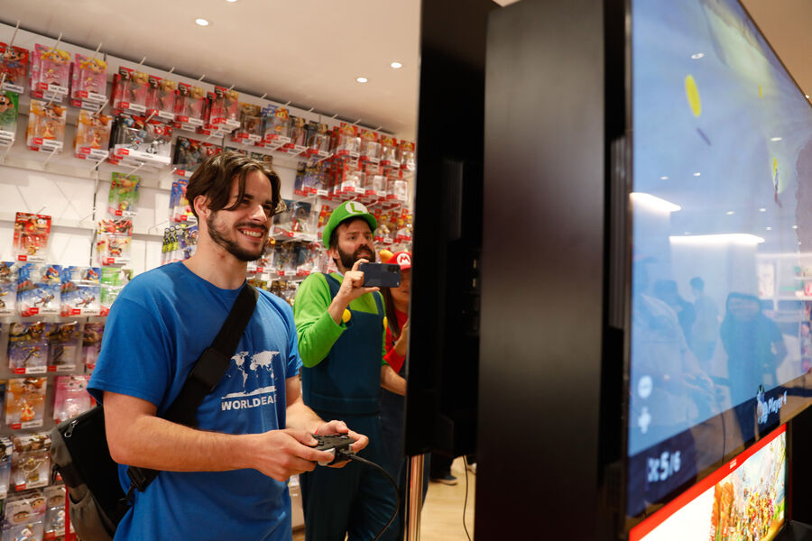 Во время старта продаж игровой консоли Nintendo Switch 2&nbsp;в&nbsp;Сан-Франциско 