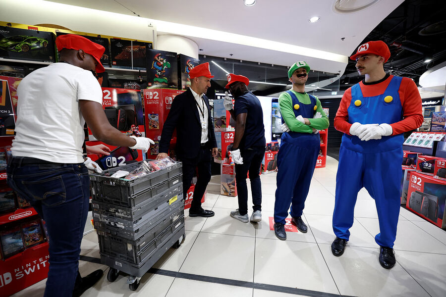 Во время начала продаж игровой консоли Nintendo Switch 2&nbsp;в&nbsp;Париже